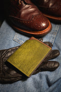 Dillinger Wallet V2 in Olive Pueblo leather