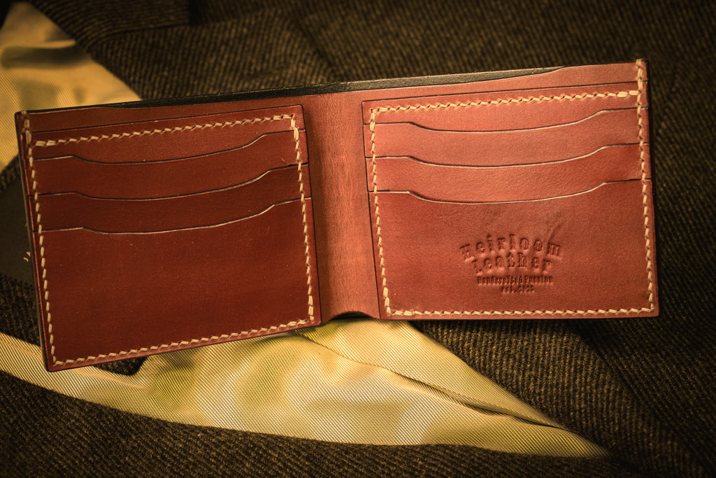 Classic billfold mens wallet