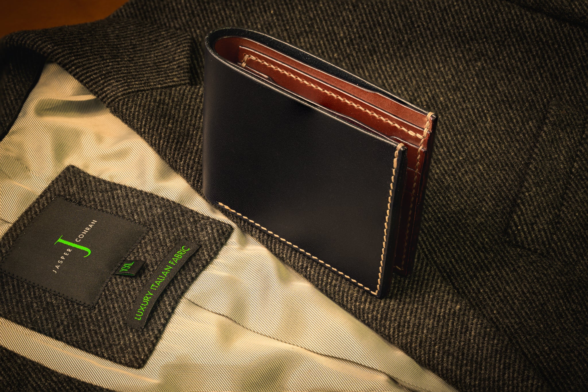 Classic billfold mens wallet