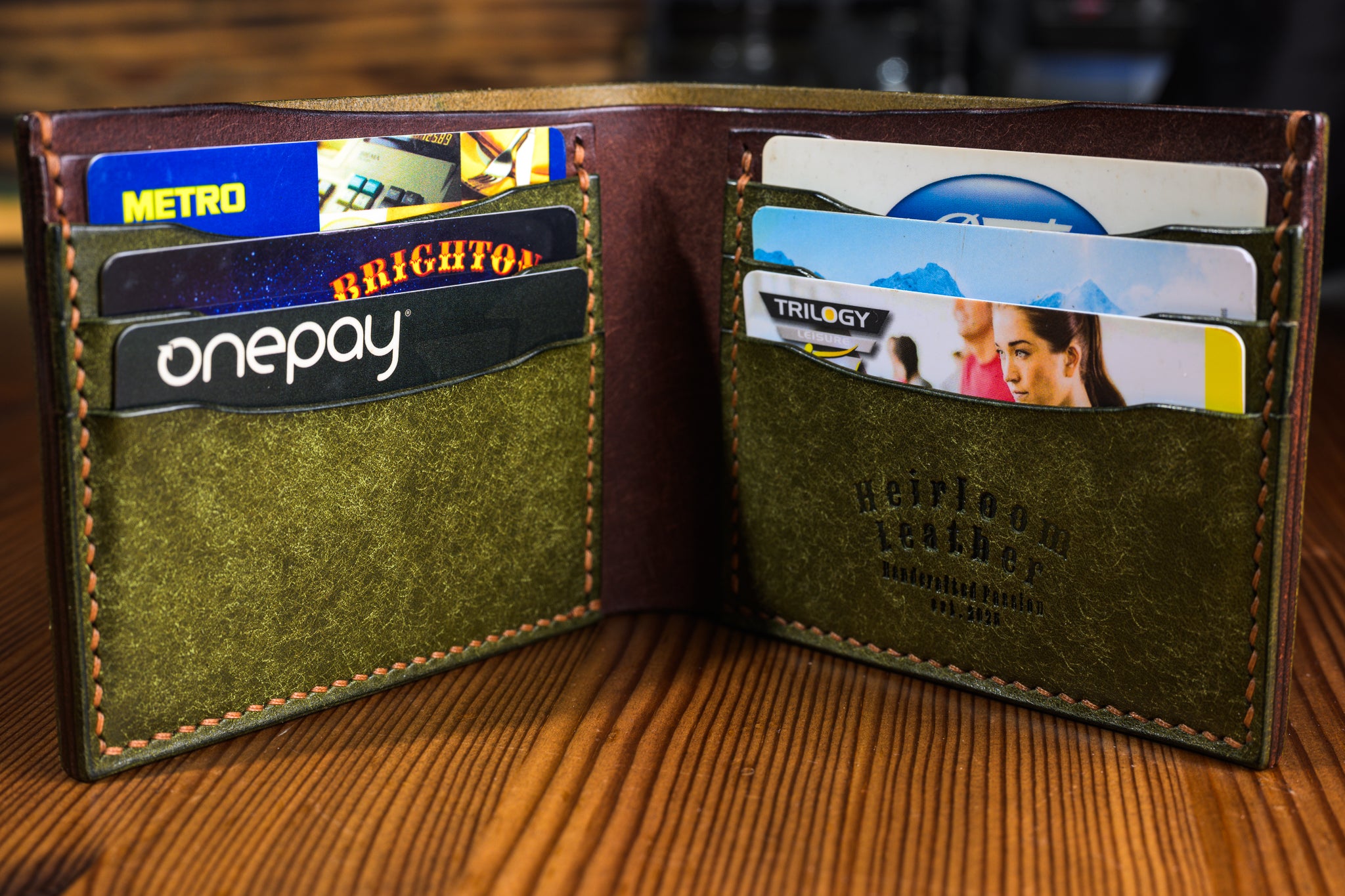 Classic billfold wallet in Pueblo leather