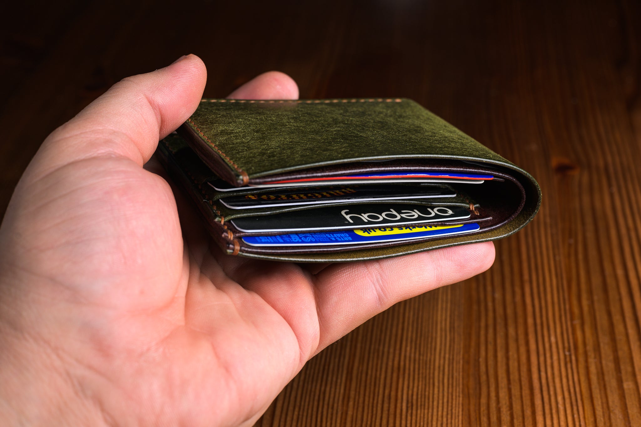 Classic billfold wallet in Pueblo leather