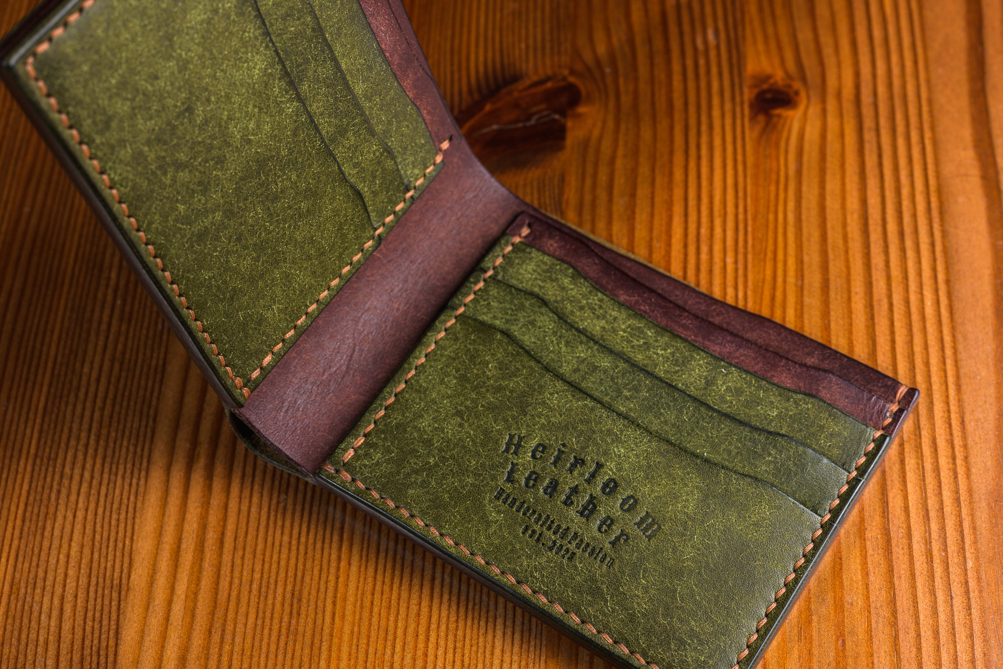 Classic billfold wallet in Pueblo leather