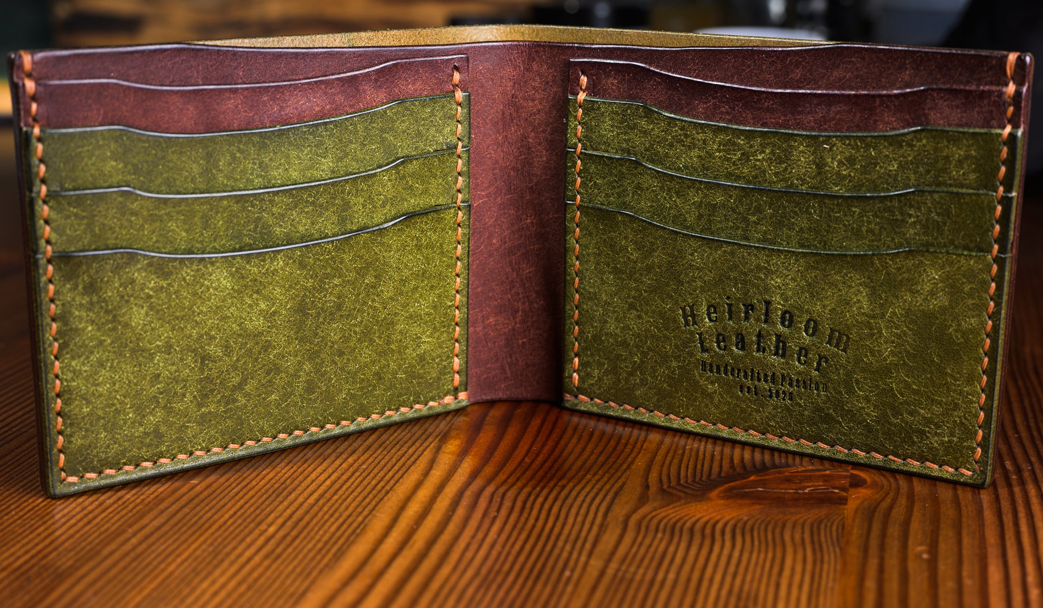 Classic billfold wallet in Pueblo leather
