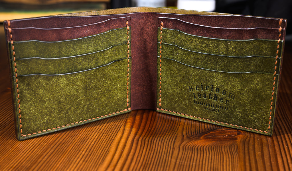 Classic billfold wallet in Pueblo leather