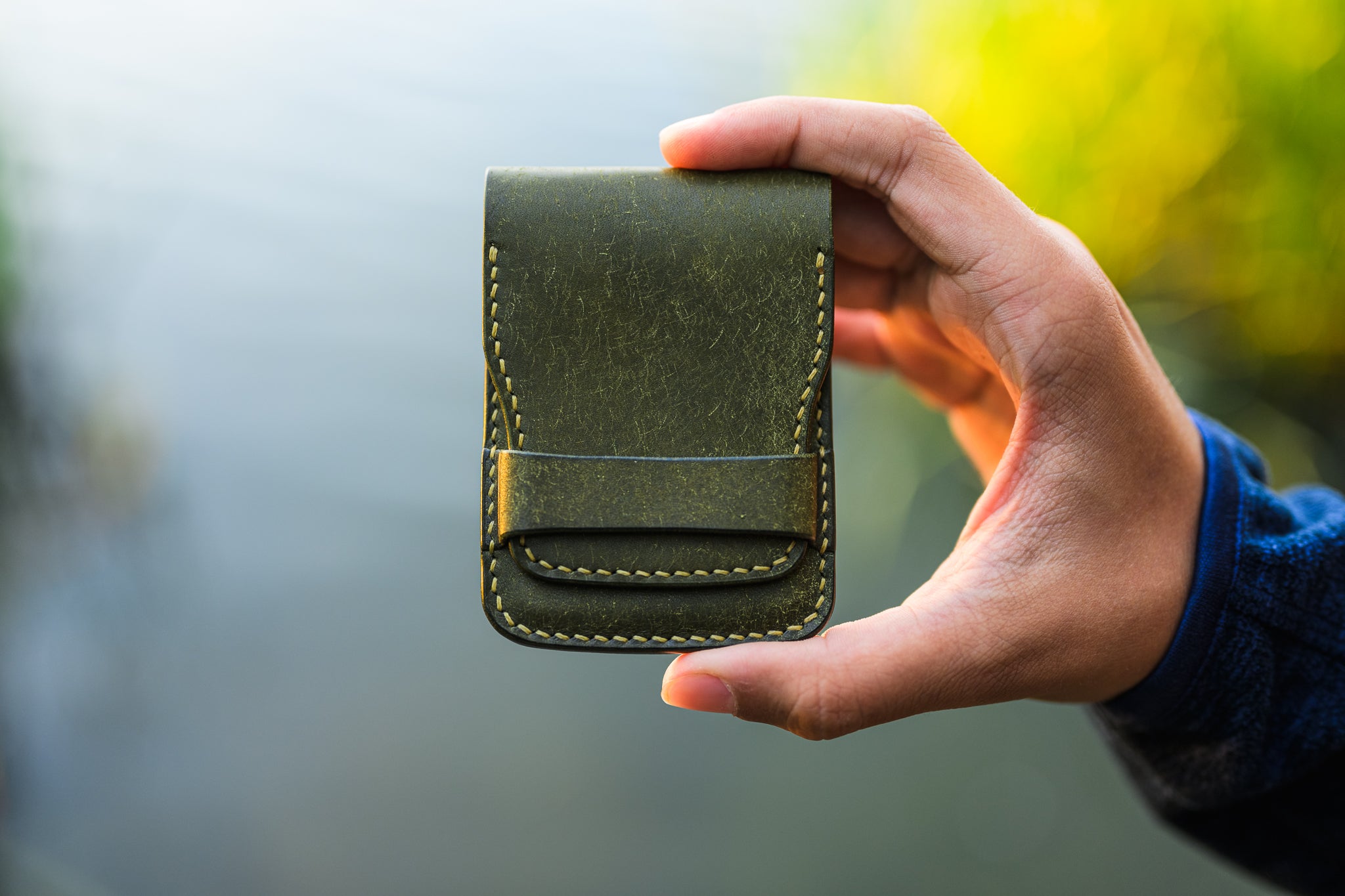 The Orvain Cardholder - Olive