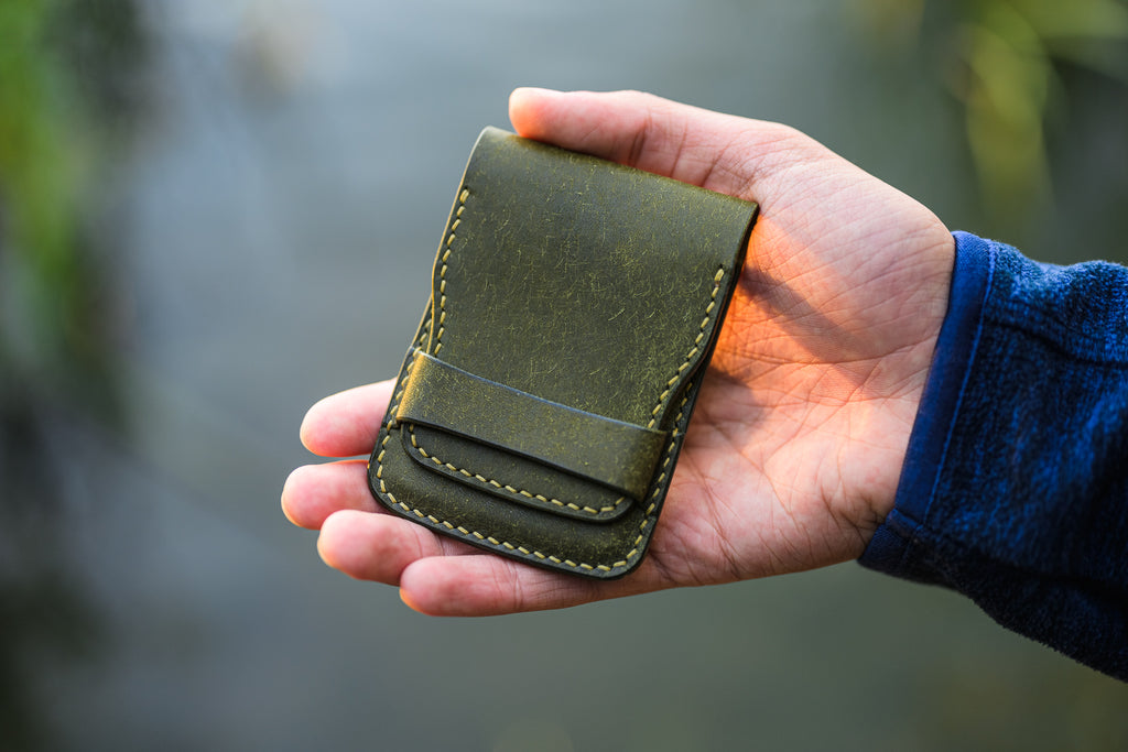The Orvain Cardholder - Olive