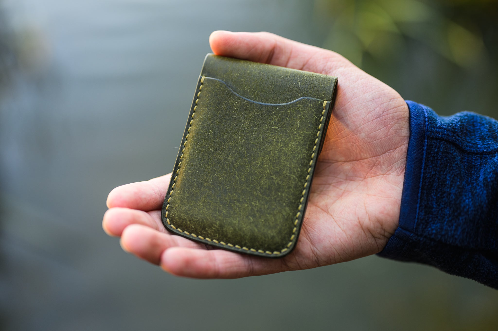 The Orvain Cardholder - Olive