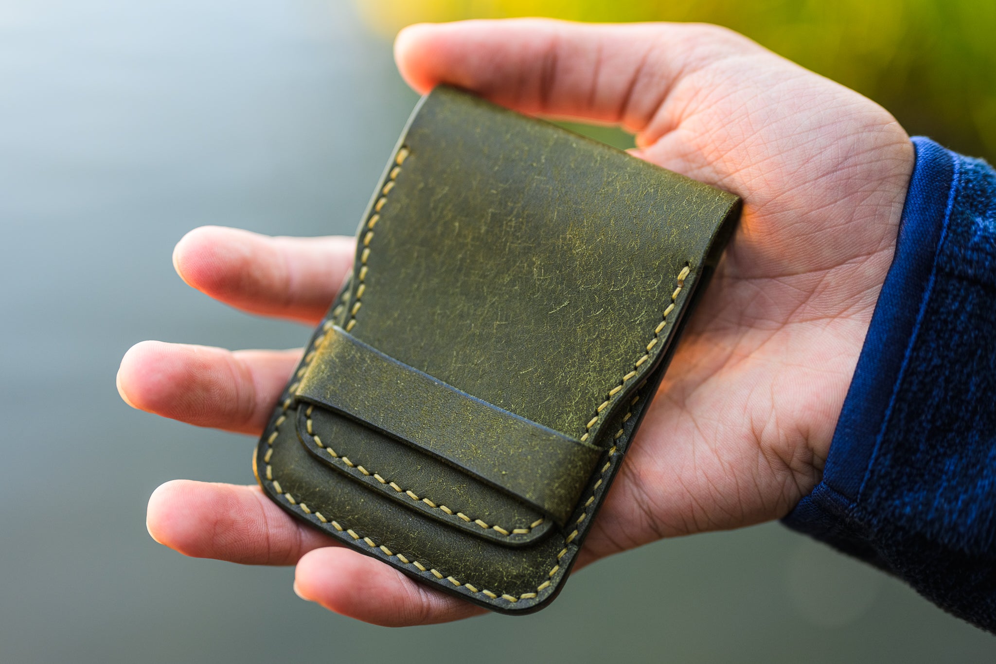 The Orvain Cardholder - Olive