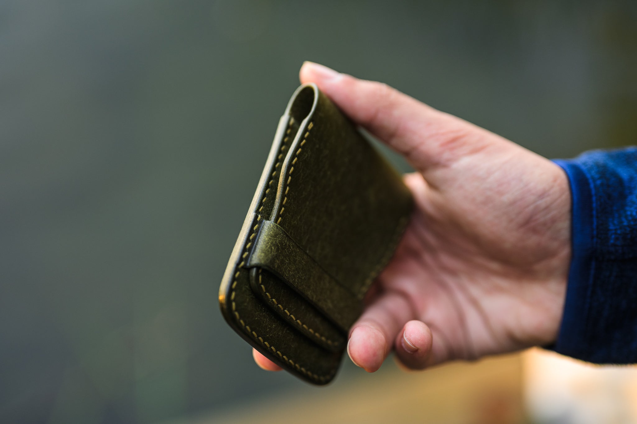The Orvain Cardholder - Olive