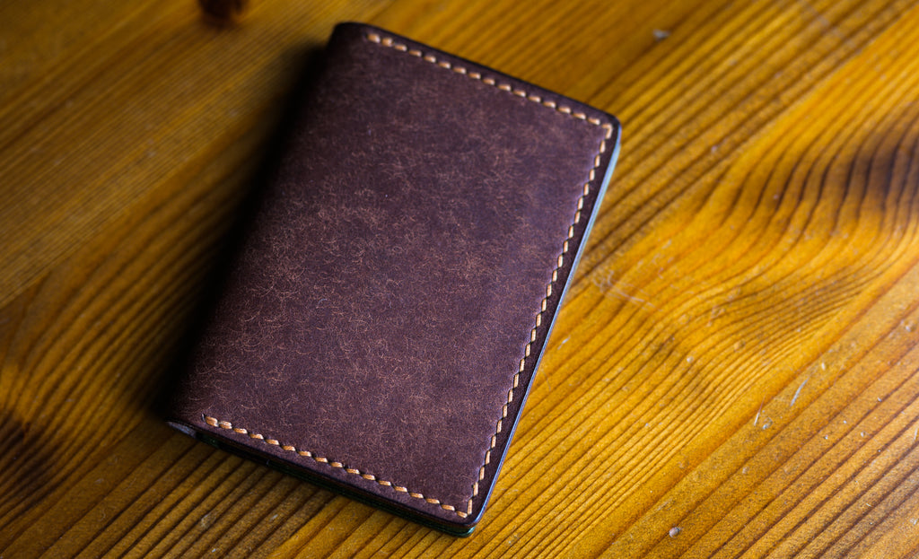 Ultimate Cardholder in Tobacco Pueblo leather