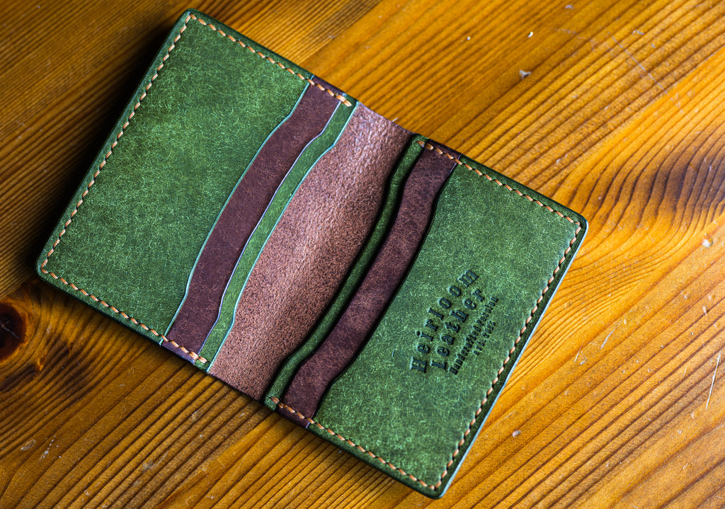 Ultimate Cardholder in Tobacco Pueblo leather