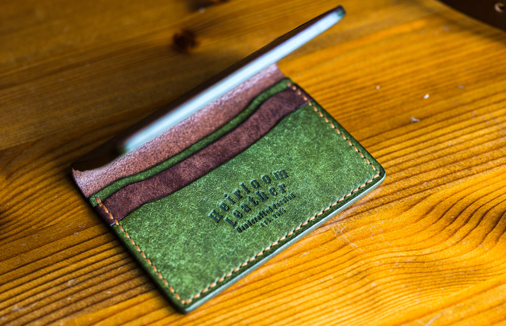 Ultimate Cardholder in Tobacco Pueblo leather