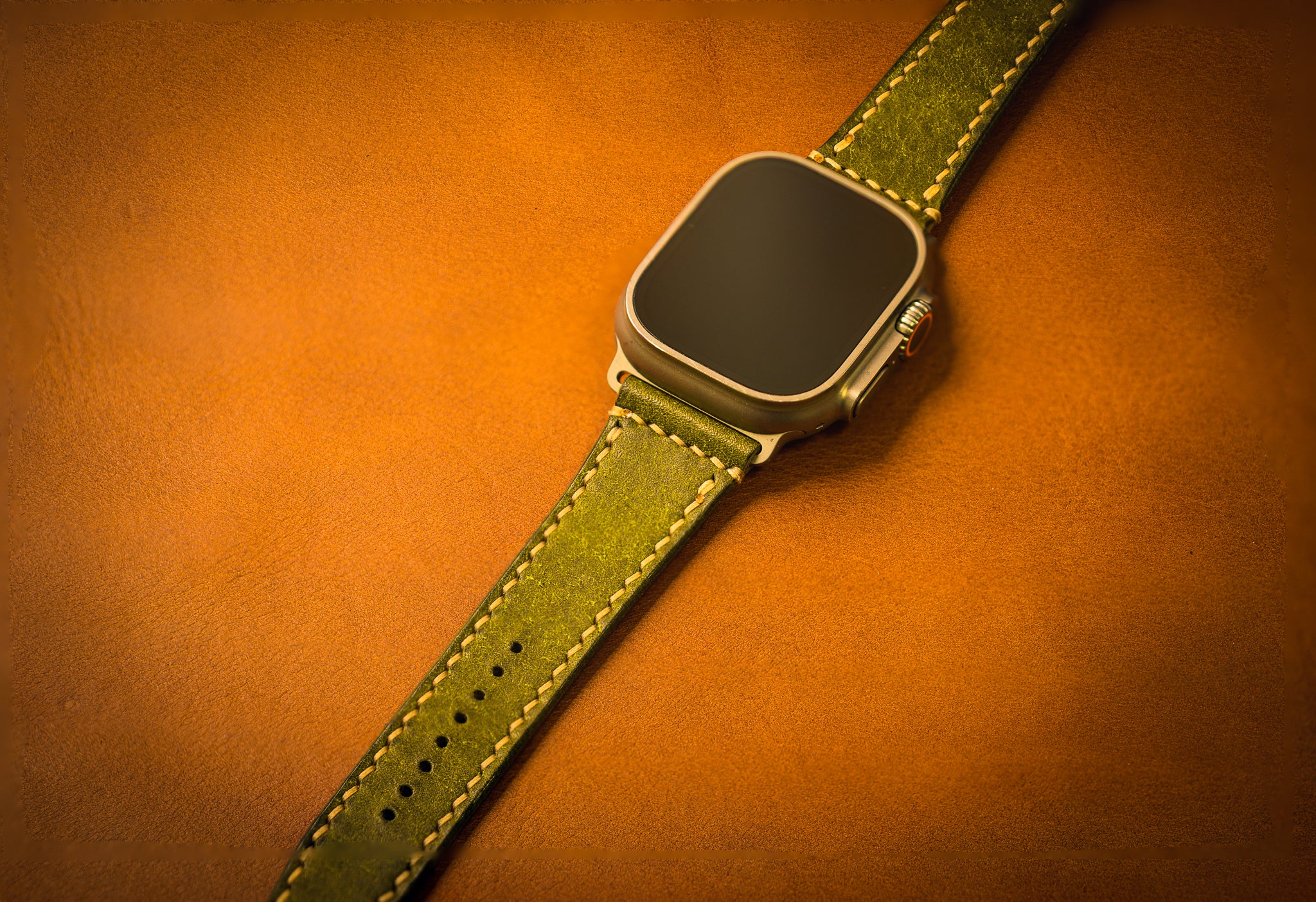 Apple Watch Ultra Leather Strap