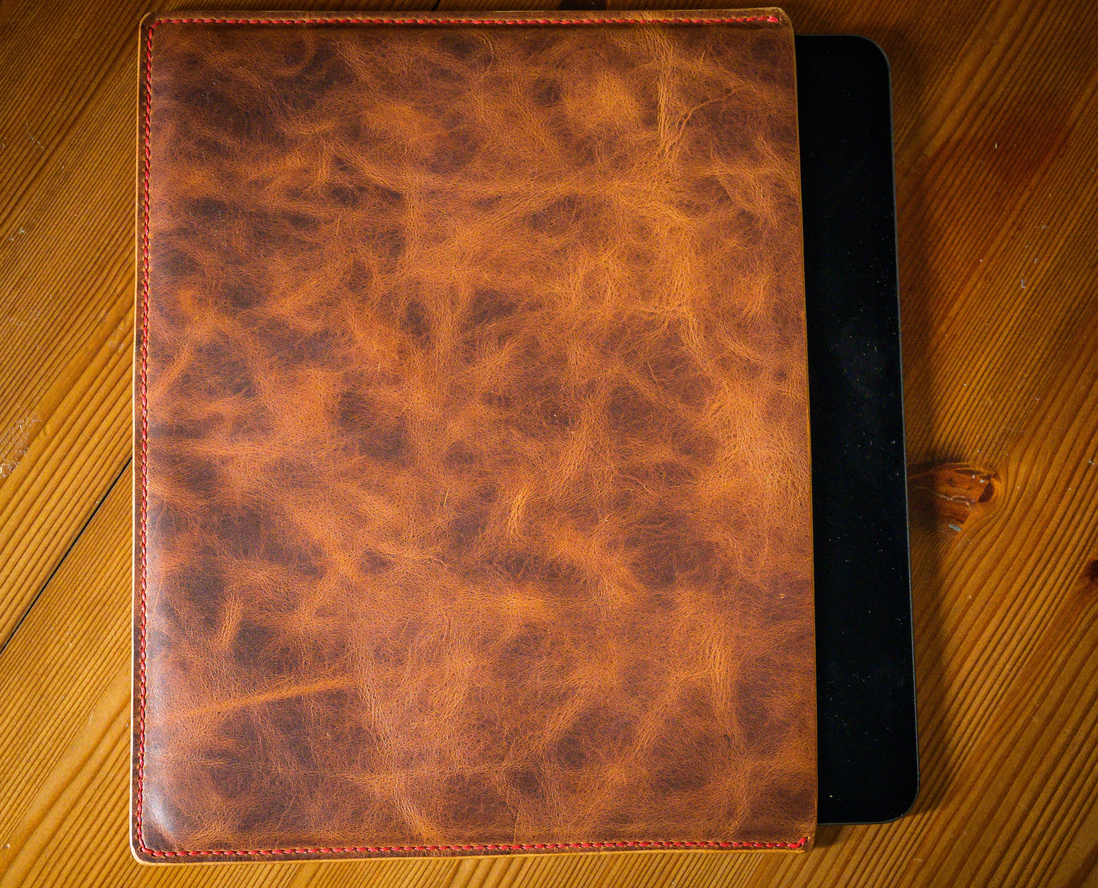 iPad Pro 13" leather sleeve
