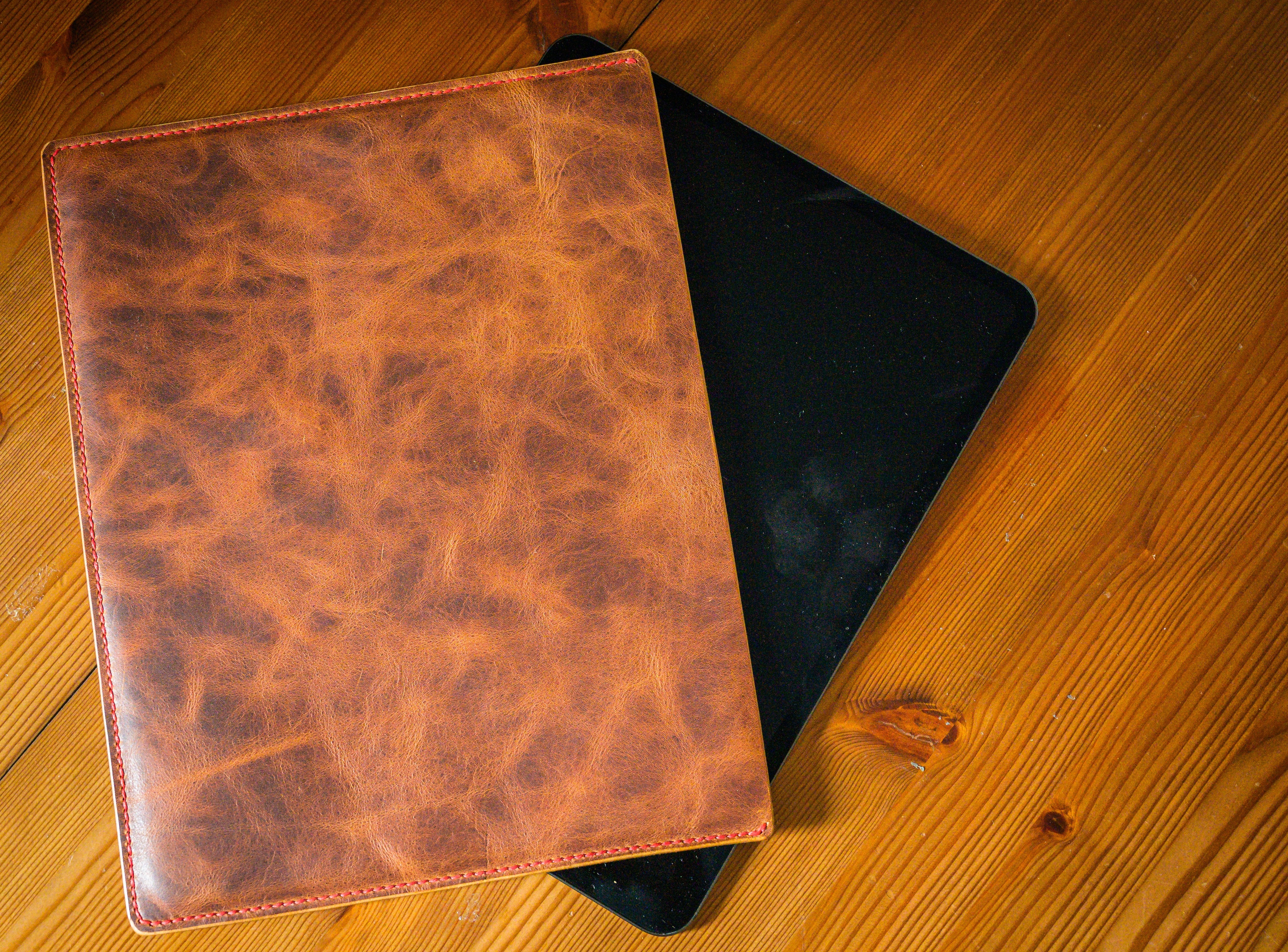iPad Pro 13" leather sleeve