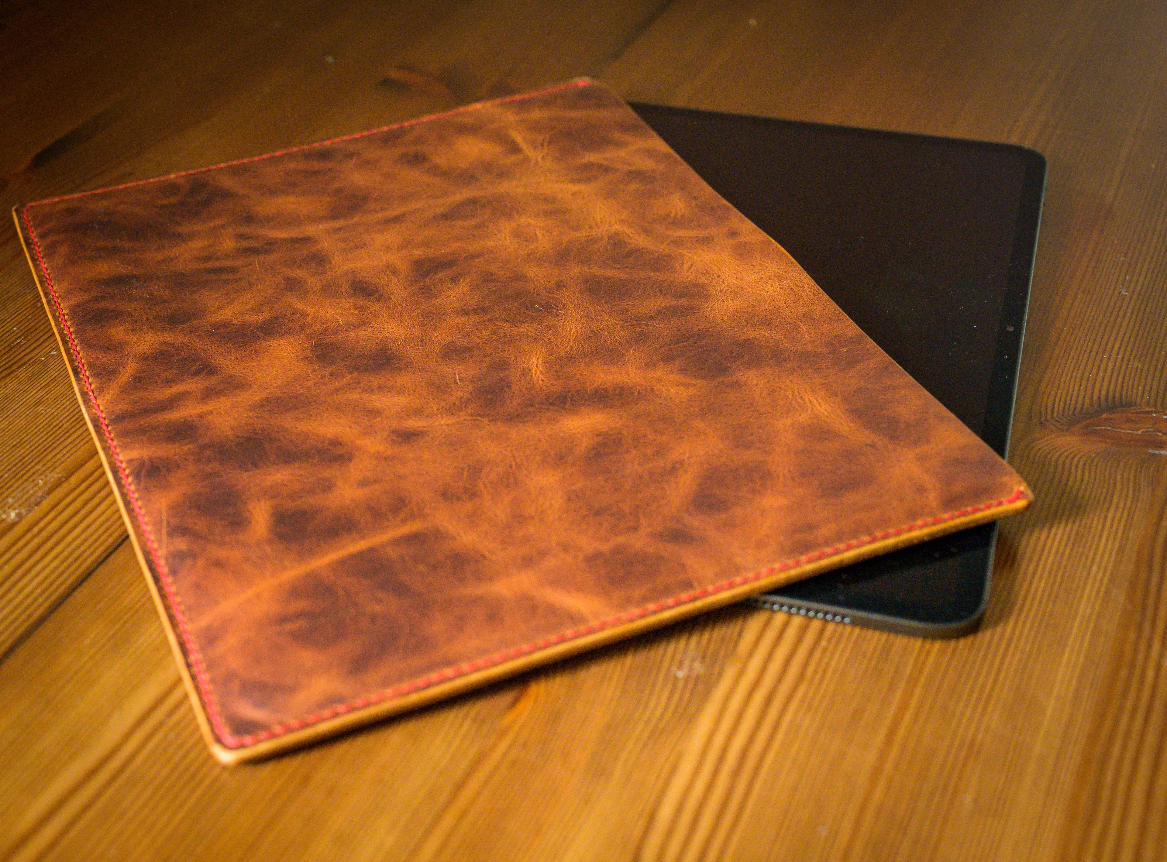 iPad Pro 13" leather sleeve