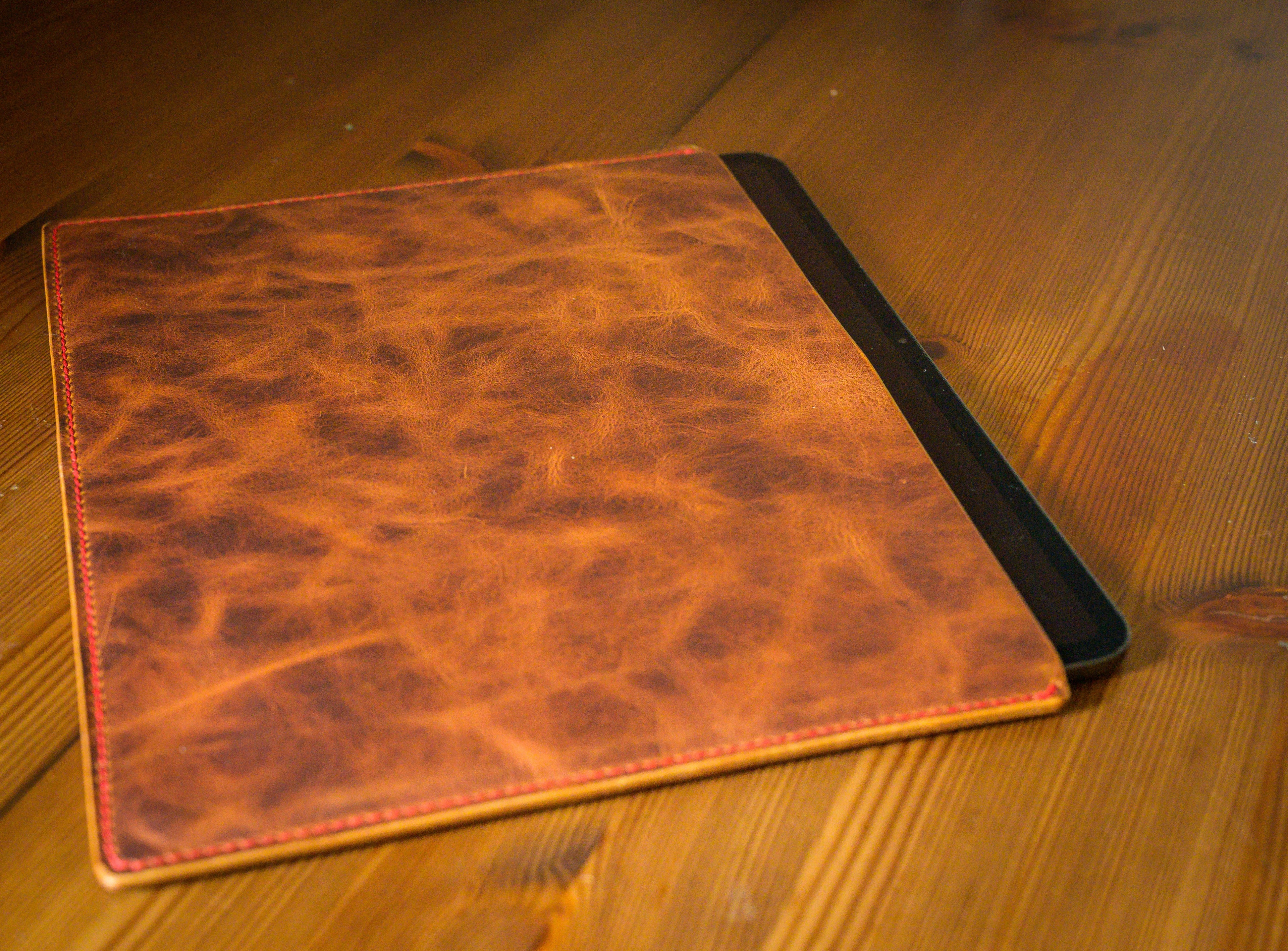 iPad Pro 13" leather sleeve