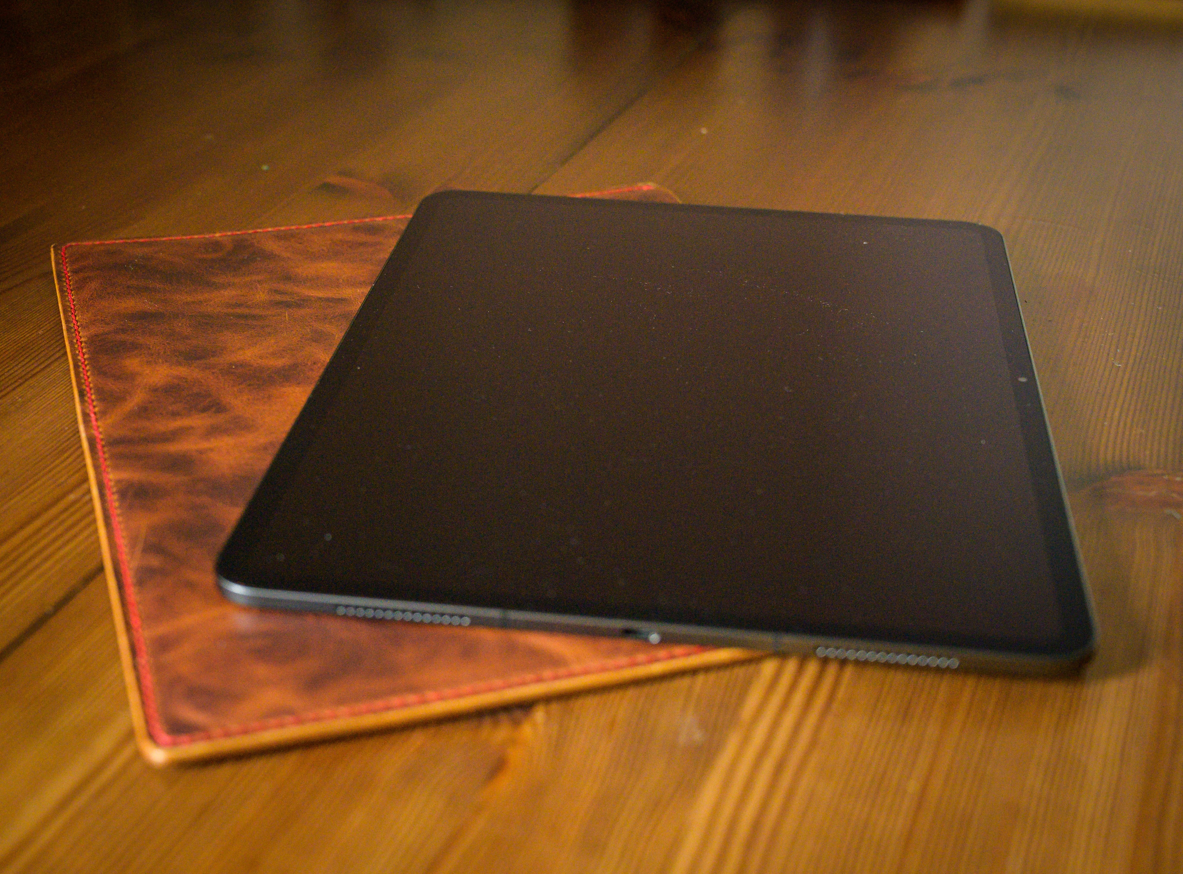 iPad Pro 13" leather sleeve