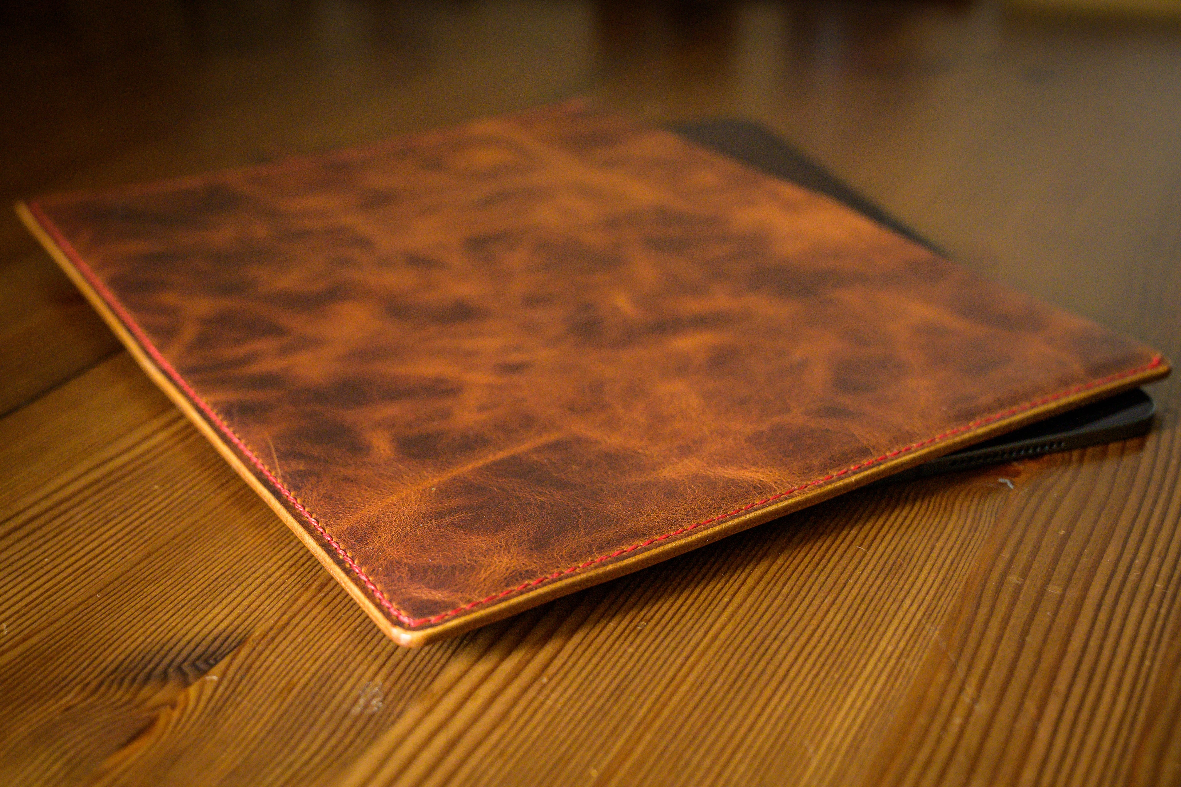 iPad Pro 13" leather sleeve